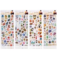 Colección De Pegatinas Puffy Con*Quest Journals Harry Potter