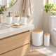 thumbnail image 3 of Set De Baño Completo 6 Piezas De ABS Y Bambu Con Basurero Dispensador Y Escobilla Color Blanco, 3 of 7