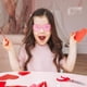 thumbnail image 4 of Gafas de sol JOYIN para el día de San Valentín con forma de corazón rosa x12 para niños, 4 of 7