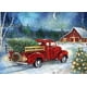 thumbnail image 1 of Christmas Diamond Pintura Kits,Invierno Diamond Arte Kit fo Adults,Red Truck 5D Paint con Diamond Full Drill fo Pared Deco Inch12X16, 1 of 7