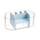 thumbnail image 2 of Organizador De Maquillaje De Escritorio Cajón Transparente Caja De Almacenamiento De Cosméticos 19x9x8.5cm Azul, 2 of 5
