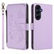 thumbnail image 2 of Funda Cartera Mariposa para [Samsung Galaxy A55 5G] con Soporte y Cremallera Morado claro, 2 of 6