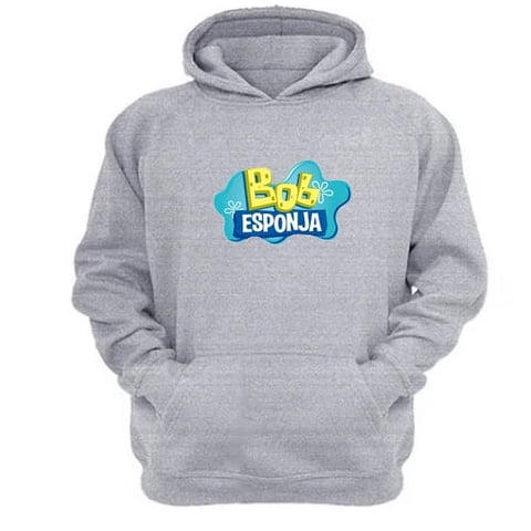 Genérico - Polerón Canguro Esponja Amarillo Gris Claro Talla L Unisex