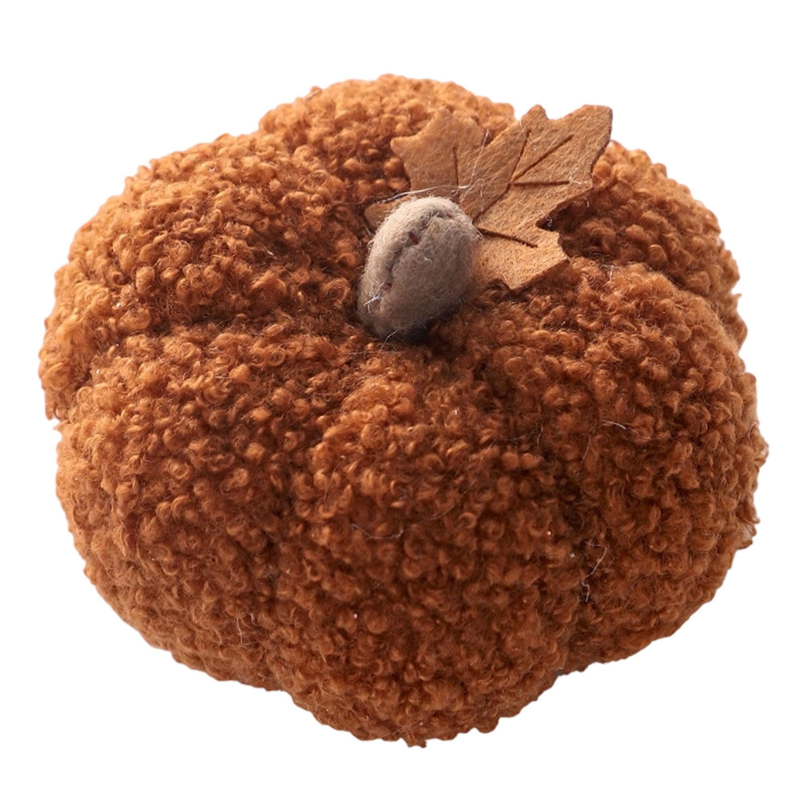 Magideal - Calabaza Artificial Decorativa, Exhibición De Fruta Falsa, Accesorios Para Fotos, Decoración Realista De Halloween Para Chimenea, Día De Acción De Gra Café