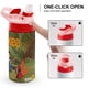 thumbnail image 4 of YukeeBotella de Agua con Tapa Pop Top de Un Toque, Acero Inoxidable, a Prueba de Fugas, para Deportes, Botella Infantil rosa 12 oz, 4 of 6