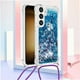 thumbnail image 3 of Funda FOXDOCK para Samsung Galaxy S24 Plus con Cuerda Ajustable, Brillo Líquido, Protección Antigolpes y Lente – Ideal para Regalo, 3 of 6