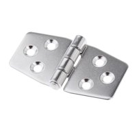 Magideal - Bisagra Para Barcos, Bisagras Para Barcos Marinos, Bisagra De Acero Inoxidable Fundido Resistente Con 6 Orificios, Bisagra De Puerta Para Tragaluz, Es