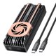 thumbnail image 1 of Carcasa SSD GRAUGEAR M.2 NVMe 40Gbps USB4 con ventilador de refrigeración, 1 of 9