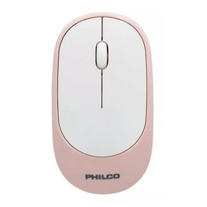 Philco - Mouse Inalambrico Usb Silencioso 3 Botones Rosado Pro