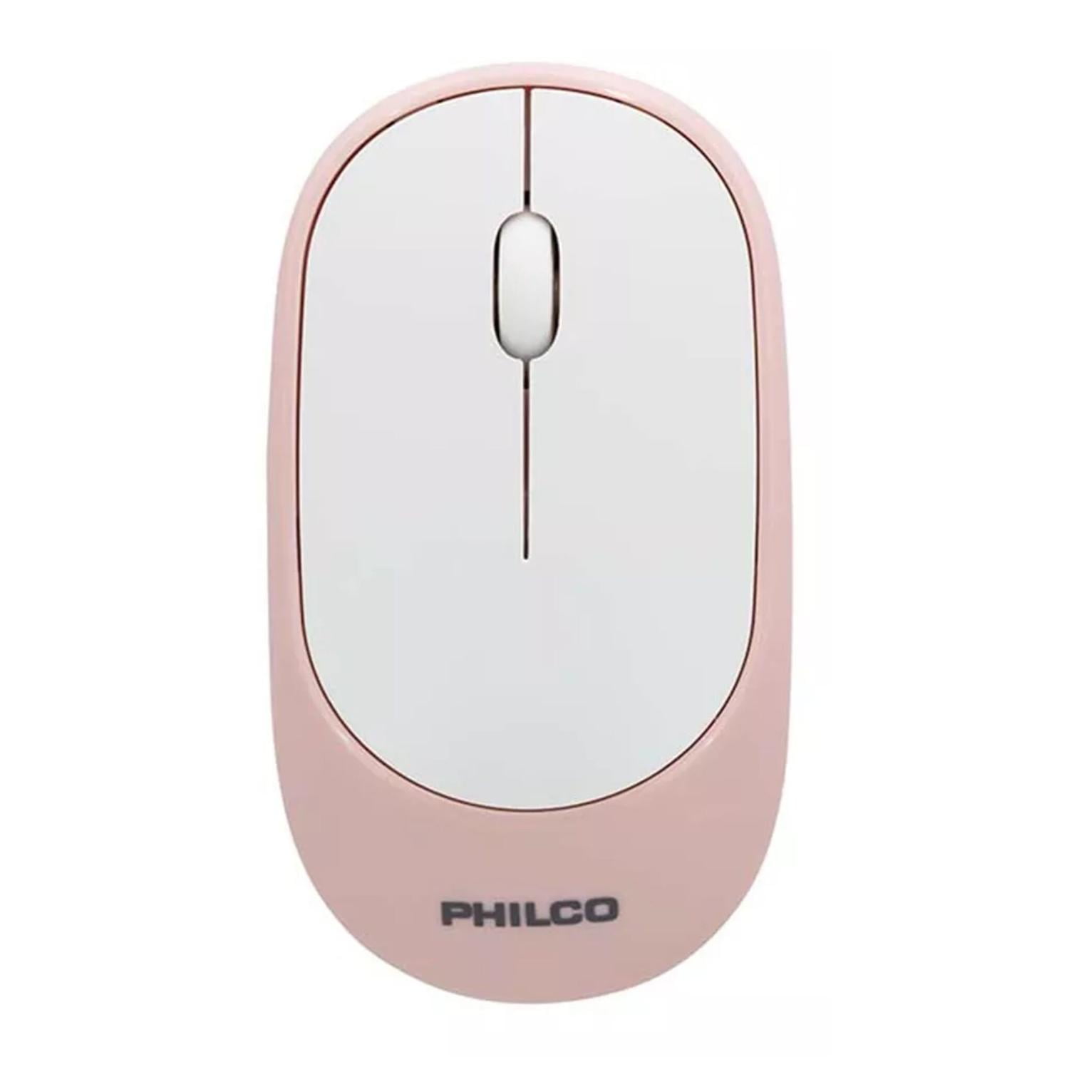 Philco - Mouse Inalambrico Usb Silencioso 3 Botones Rosado