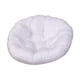 thumbnail image 3 of Cojín para silla de hamaca, cojín redondo, cojín para asiento, cojín lavable para colgar en forma de huevo, cojín para sillas colgantes, camas colgant Blanco, 3 of 5