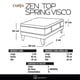 thumbnail image 4 of Cama Europea Zen Top Spring 1 Plaza Base Normal, 4 of 4