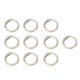 thumbnail image 1 of 10 Piezas Anillos De Resorte Mosquetón Redondo 3/4 Pulgadas O Anillos Para Bolsos Monedero Plata, 1 of 5