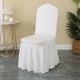 thumbnail image 1 of Xiao Hua Funda para Silla de Comedor Color Blanco Hueso -2 Piezas, 17.72 X 17.72 X 37.4 Pulgadas, Funda para Silla con Borde de Falda Completo Elástico en 4 Direcciones, Adecuada para Sillas sin, 1 of 5