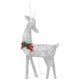 thumbnail image 4 of Decoración familiar con renos navideños VidaXL plateada con luces, 4 of 8