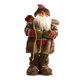 thumbnail image 4 of 1x Mu?eco De Nieve Santa Claus Ornamento Decoración De La Mesa De Mesa Interior Decoración De La Estatua 45 Cm Piel Marrón, 4 of 5