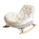 thumbnail image 1 of Mecedora Penguin Silla De Ocio Cómoda Individual Para El Porche Del Hogar Interior Beige, 1 of 5