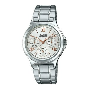 Reloj Analogo Plateado Casio Ltp-V300D-7A2