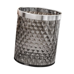 Magideal - Container De Desecho Elegante Recipiente De Basura Cesta De Residuos Reutilizables Basura De Basura De 4.2 Galones Residuos Domésticos Para La Oficina Gris