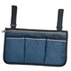 thumbnail image 4 of Silla De Ruedas Andador Bolsa Lateral Bolsa Cama Riel Organizador Bolsillo Para Teléfono Azul Oscuro, 4 of 5