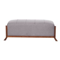 Latam Home - Banqueta Marsella Lino Gris Claro