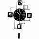 thumbnail image 2 of Reloj De Pared Con Péndulo Oscilante, Movimiento Silencioso, Reloj Colgante Para Dormitorio De Granja, 2 of 5