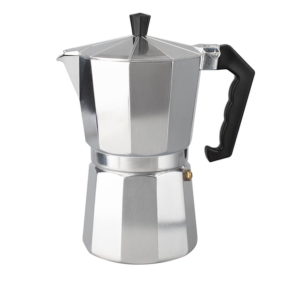 Cafetera Italiana 450ML 1 Pieza Aluminio Plateado