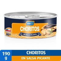 Choritos Salsa Picante Lata Drenado 100 G - Neto 190 G Lider