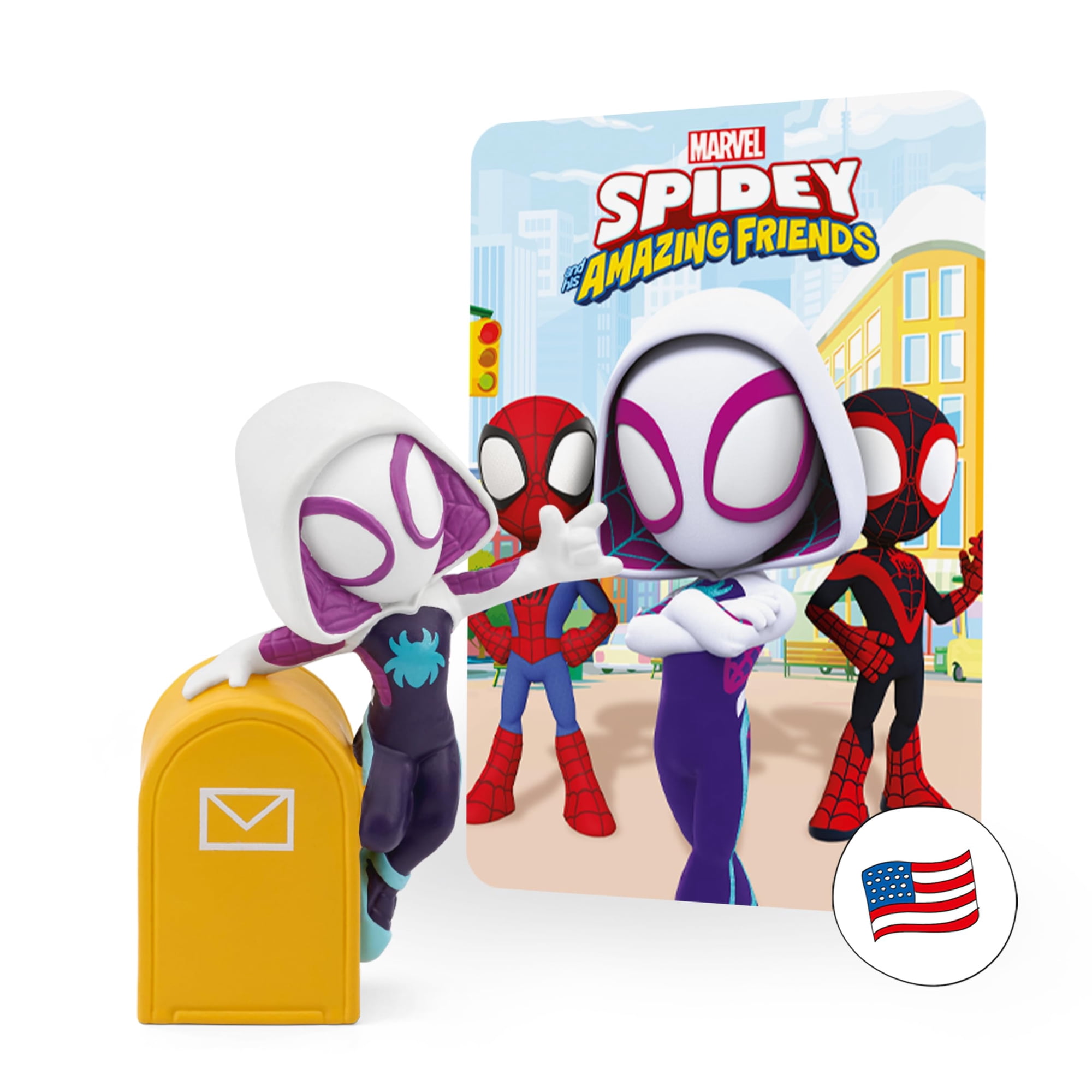 Juguete De Audio: El Personaje De Ghost-spider De Tonies, Marvel Spidey