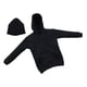 thumbnail image 5 of Ropa Con Capucha Y Gorra Negra Para Hombre A Escala 1/6 Para Accesorios De Figura Masculina De 12'', 5 of 5