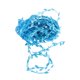 thumbnail image 1 of 20 Metros De Tela Artificial Hoja Guirnalda Cinta Cordones Bricolaje Artesanía Azul, 1 of 5