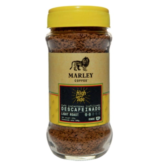 Café Liofilizado Descafeinado High Tide Frasco 100 g Marley Coffee