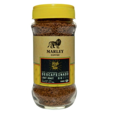 Café Liofilizado Descafeinado High Tide Frasco 100 G Marley Coffee