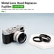 thumbnail image 2 of Parasol de lente JJC para Fujifilm Fuji X100 X100VI X100V X100F X100S X100T X70, 2 of 7