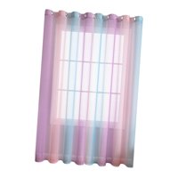 Bothyi - Cortina De Gasa Transparente Para Ventana, Cortina De Tul Para Puerta Corredera De Cristal, Ventana, Violeta, Verde, Rosa B