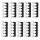 thumbnail image 1 of 10x 6 Posiciones Horquilla Pre Aislamiento Bloque de Terminales Barrera Puente Jumper Strip Negro, 1 of 5