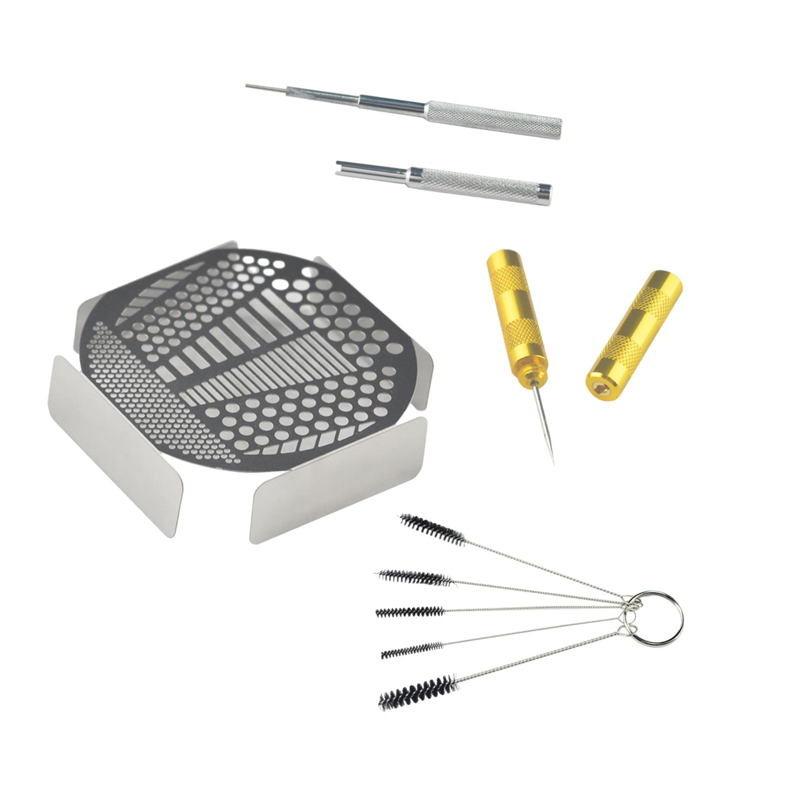 Magideal - Juego De Herramientas De Limpieza De Aerógrafo De 5 Piezas, Kit De Limpieza De Aerógrafo, Práctico Kit De Limpieza Portátil Para Coche, Juego De Sopor