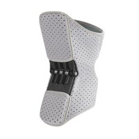 Ioensy - Protección De Rodilla, Soporte Articular, Estabilizador De Resorte Para Entrenamiento De Carrera, Color Gris Plateado
