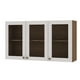thumbnail image 1 of Mueble Mural Aereo de Cocina Conecta - Ebano Fosco Blanco 1318P, 1 of 2