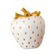 thumbnail image 2 of Figura Decorativa De Fresa Con Forma De Fruta, Escultura De Regalo Para Cocina, Oficina, Fiesta, Oro Blanco, 2 of 5