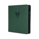 thumbnail image 2 of Carpeta de cartas Goat Armor 12 bolsillos, 480 cartas, espina plana, verde, 2 of 7