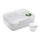 thumbnail image 1 of Contenedores Bento Box Portátiles Multiusos Para Preparar Comidas Para La Oficina, Viajes, Fiestas, Color Blanco, 1650 Ml, 1 of 5