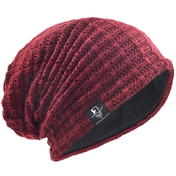 Gorra Slouchy Beanie VECRY de punto a ganchillo rasta para hombre y mujer