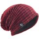 thumbnail image 1 of Gorra Slouchy Beanie VECRY de punto a ganchillo rasta para hombre y mujer, 1 of 4