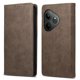 thumbnail image 2 of Funda tipo cartera con bloqueo RFID para Realme GT 6 5G Con tapa abatible, portatarjetas, cierre magnético, TPU y soporte Marrón, 2 of 6