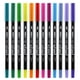 thumbnail image 3 of Set de marcadores Uchida Le Plume II de doble punta pincel/fina x12, 3 of 3
