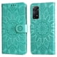 thumbnail image 1 of Funda tipo cartera FOXDOCK para Xiaomi Redmi Note 12 Pro 4G , diseño girasol en relieve, cuero PU, cierre magnético, soporte y tarjetero, 1 of 5
