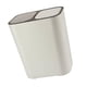 thumbnail image 4 of Cubo De Basura Doble Húmedo Y Seco De 15 Litros Papelera De Reciclaje Para Cocina Blanco, 4 of 5