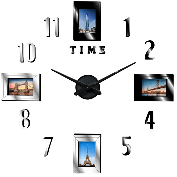 Estilodomus - Reloj Diy 3d Grande Para Armar Para Fotos