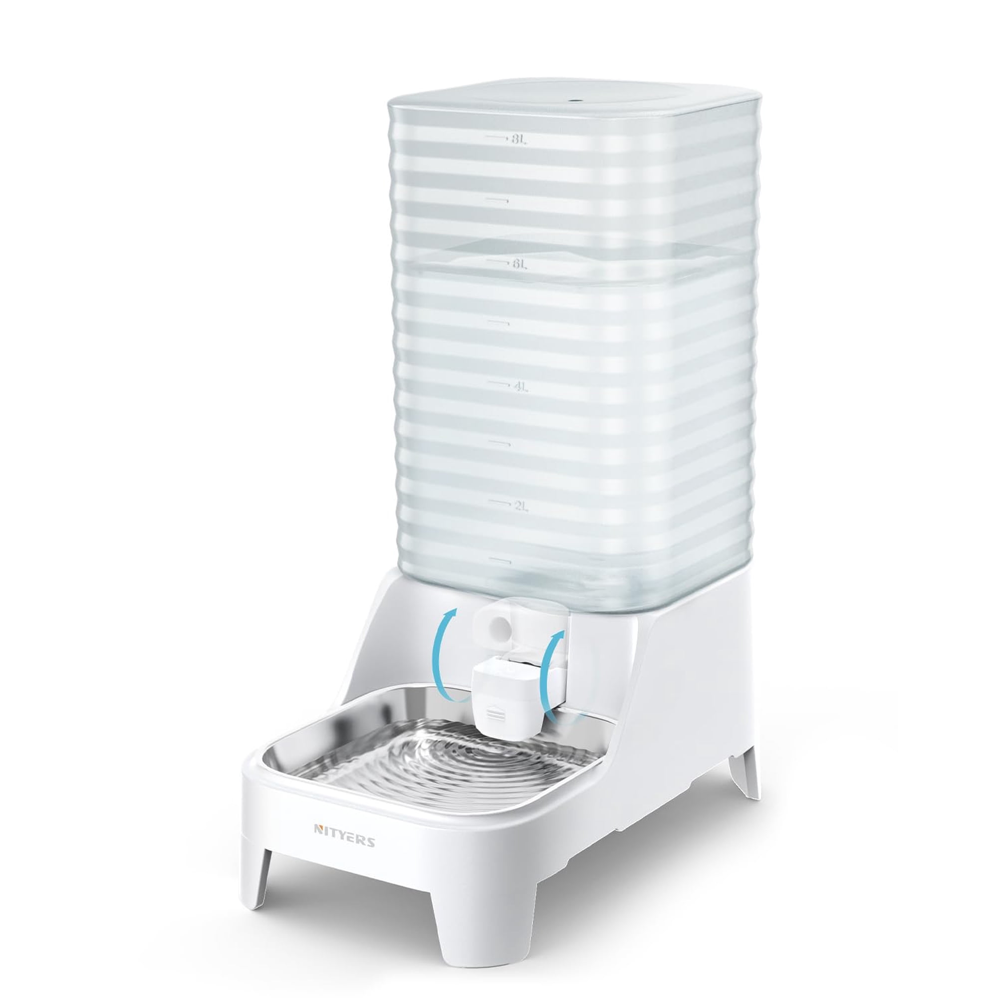 Dispensador Automático De Agua Para Perros Nityers 8l Con Filtro